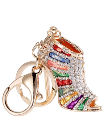 Fashion Rhinestone Shoe Keyring Fashion Rhinestone Shoe Keyring