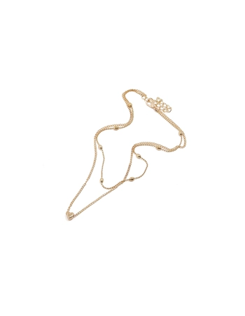 Layered Heart Choker Necklace