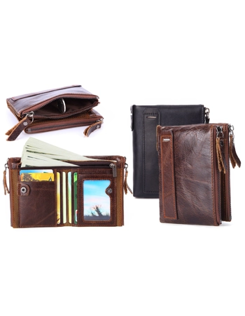 RFID-Blocking Leather Wallet RFID-Blocking Leather Wallet