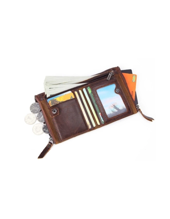 RFID-Blocking Leather Wallet