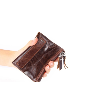 RFID-Blocking Leather Wallet