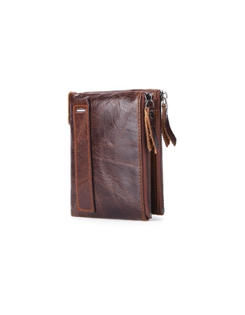 RFID-Blocking Leather Wallet