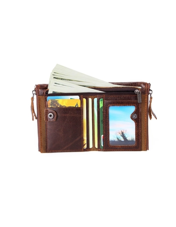 RFID-Blocking Leather Wallet