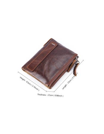 RFID-Blocking Leather Wallet