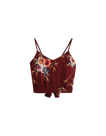 Women’s V-Neck Crop Top