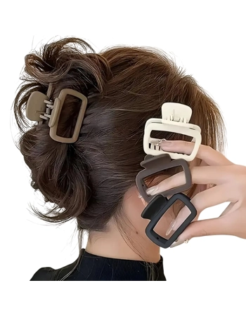 4pcs Square Hair Claw Set 4pcs Square Hair Claw Set