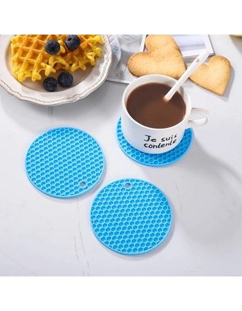 Durable Silicone Heat Coasters