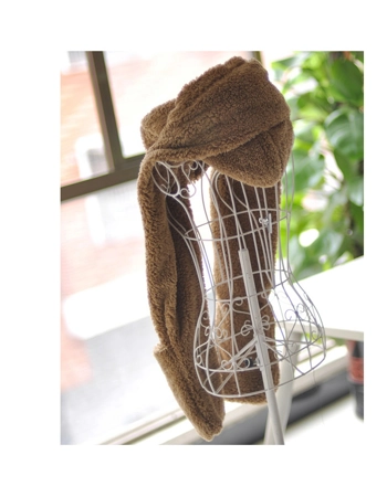 3-in-1 Fleece Hood, Scarf and Gloves