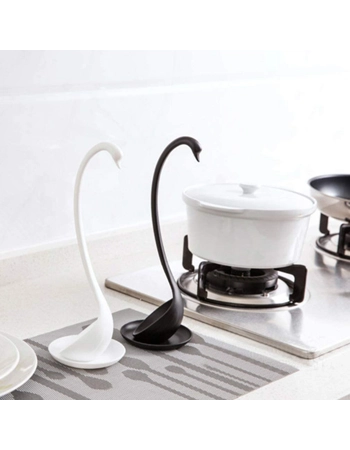 Swan Serving Spoon with Stand