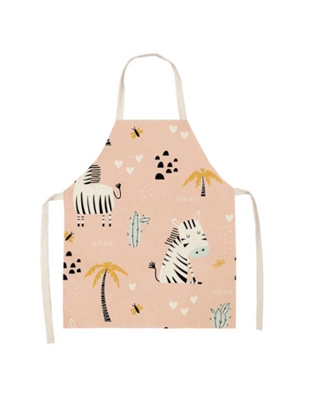 Fun Zebra Print Kids Apron