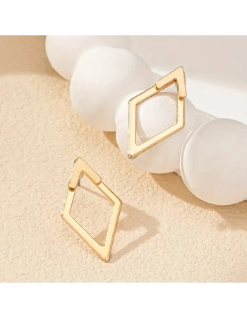 Geometric Cut Out Stud Earrings