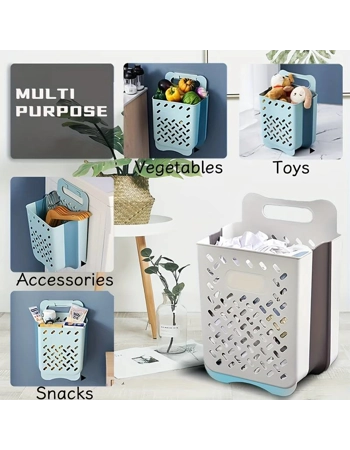Collapsible Wall-Mounted Laundry Basket