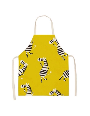 Fun Zebra Print Kids Apron