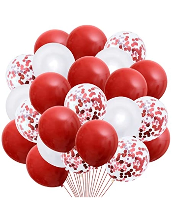 Confetti and Metallic Balloons (Pack of 20)