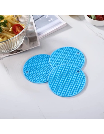 Durable Silicone Heat Coasters