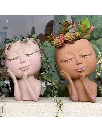 Chic Face Plant Pot Chic Face Plant Pot