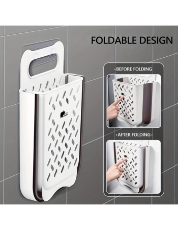 Collapsible Wall-Mounted Laundry Basket
