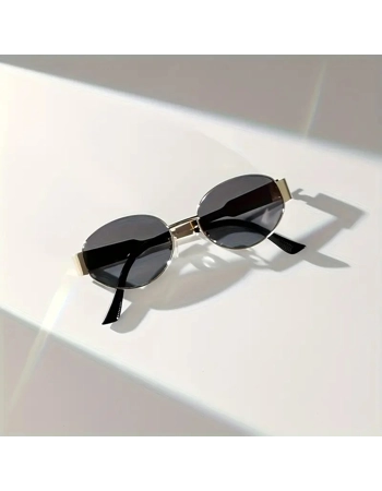 Gold Frame Oval Sunglasses Gold Frame Oval Sunglasses