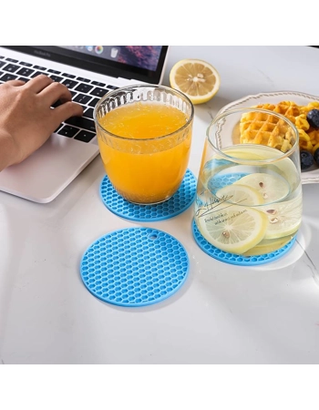 Durable Silicone Heat Coasters