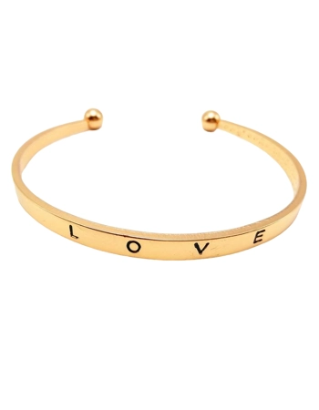 Womens Gold Watch and LOVE Bracelet Set Womens Gold Watch and LOVE Bracelet Set
