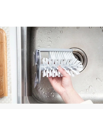 Bottle Cleaning Brush with Suction Cup - Kitchen Sink Organiser