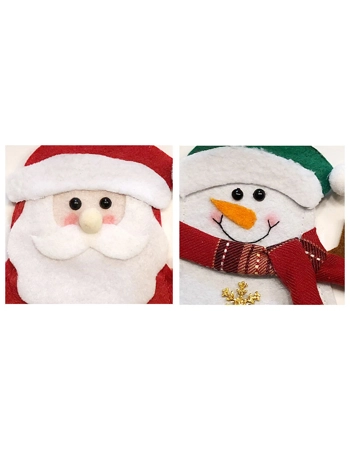 Christmas Table Decorations Cutlery Holders (Pack of 3)