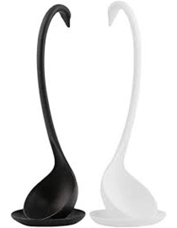 Swan Serving Spoon with Stand