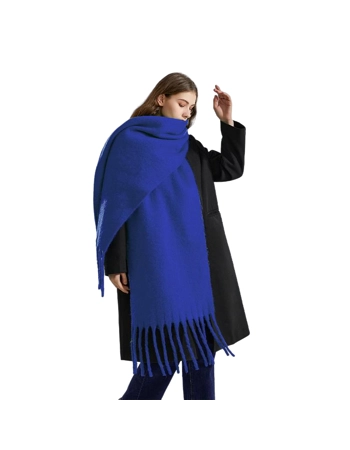 Chunky Winter Tassel Scarf