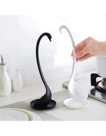 Swan Serving Spoon with Stand