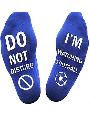 Men's "Do Not Disturb" Football Socks