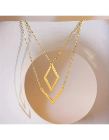 Minimalist V Pendant Necklace