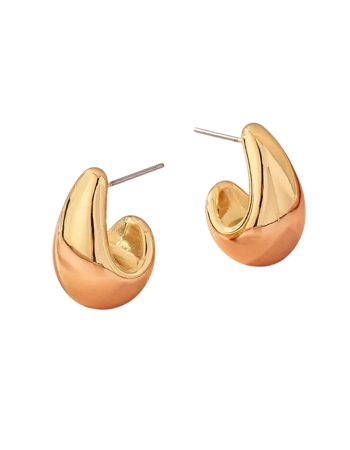 Gold Teardrop Earrings