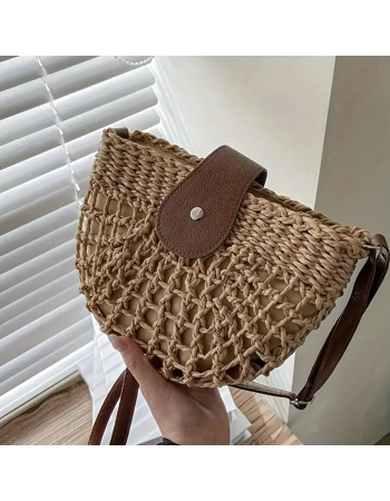 Half-Moon Woven Crossbody Bag Half-Moon Woven Crossbody Bag