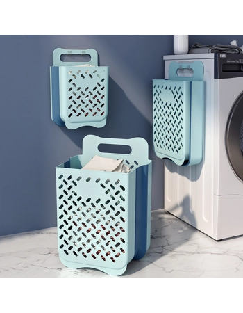Collapsible Wall-Mounted Laundry Basket