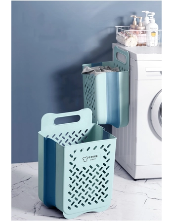 Collapsible Wall-Mounted Laundry Basket