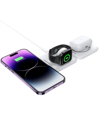 3in1 Magnetic Foldable Wireless Charging Station