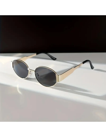 Gold Frame Oval Sunglasses Gold Frame Oval Sunglasses