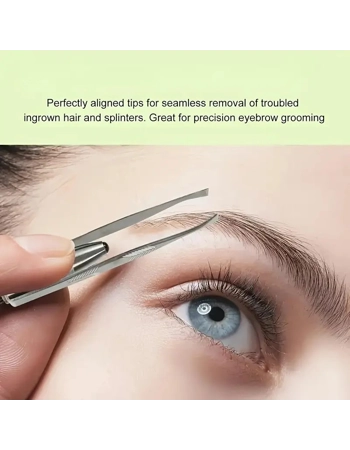 LED Light Eyebrow Tweezer