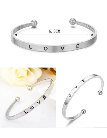 Womens Gold Watch and LOVE Bracelet Set Womens Gold Watch and LOVE Bracelet Set