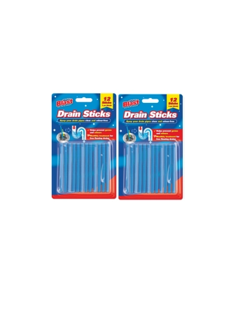 Magic Drain Cleaner Sticks - Pack of 12
