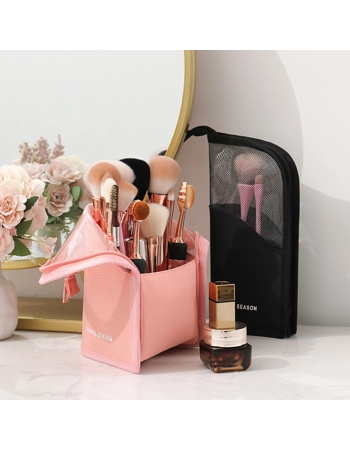 Standing Makeup Brush Organiser Travel Case