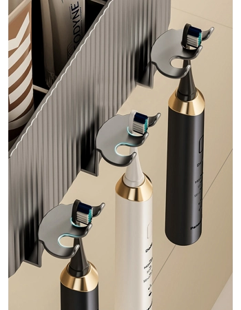 Wall-Mounted Toothbrush Holder & Bathroom Organiser
