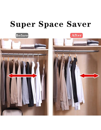 Space Saving Clothes Hanger Connector Hooks