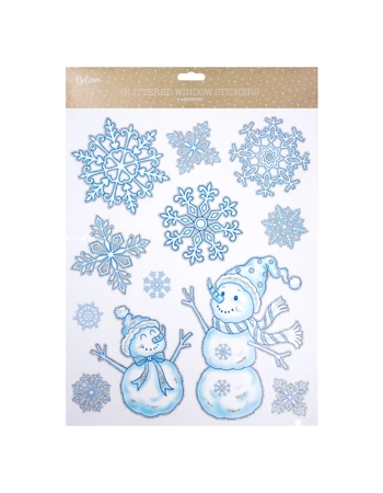 Christmas Glitter Window Stickers