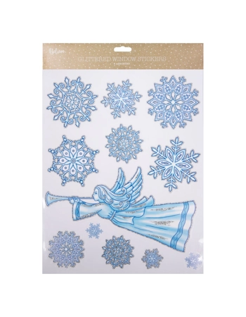 Christmas Glitter Window Stickers