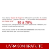 10 à 70% DE COMMISSION