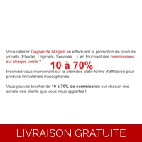 10 à 70% DE COMMISSION