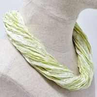 Spring - Lemon yarn necklace