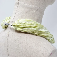 Spring - Lemon yarn necklace