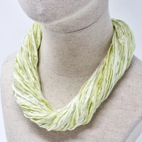 Spring - Lemon yarn necklace